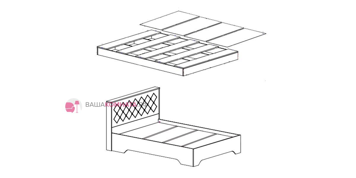 Инструкция по сборке кровати в стандартной комплектации